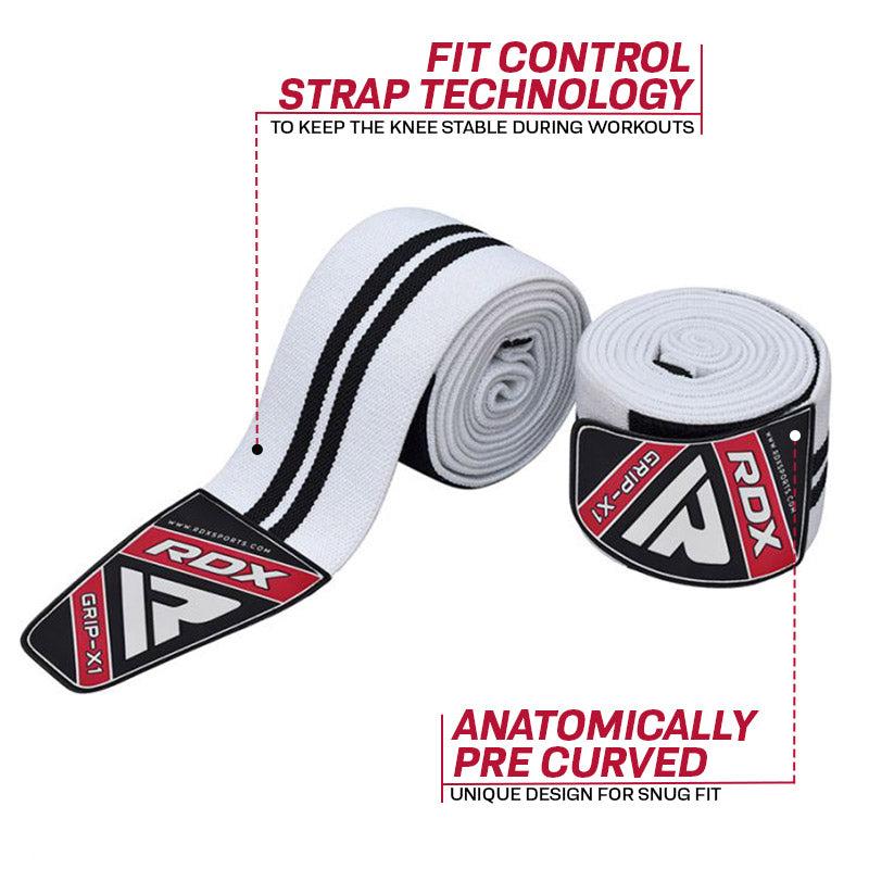 Rdx Sports RDX K1 Elasticated Knee Compression Bandage Wraps Oeko-Tex® Standard 100 Certified