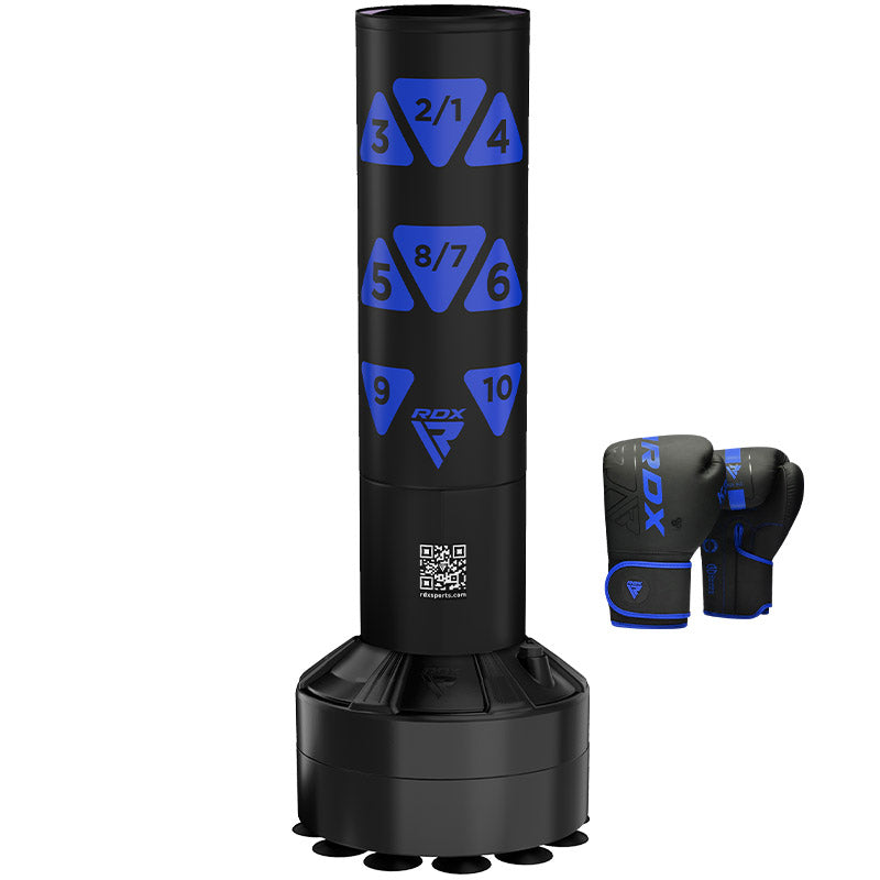 Rdx Sports RDX Kt Ronin 4ft Kids Free Standing Punch Bag With Gloves For Training & Workout Set