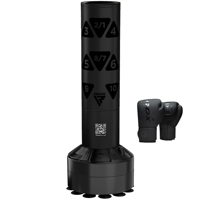 rdx sports RDX Kt Ronin 4ft Kids Free Standing Punch Bag With Gloves For Training & Workout Set