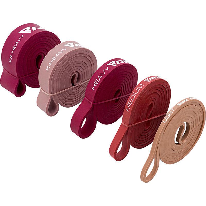 rdx sports RDX MP 5-in-1 Pull Up Assist & Body Stretching Bands for Resistance Training