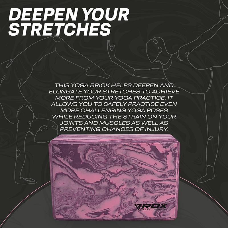 Rdx Sports RDX MP EVA Foam High Density Non-Slips Yoga Block