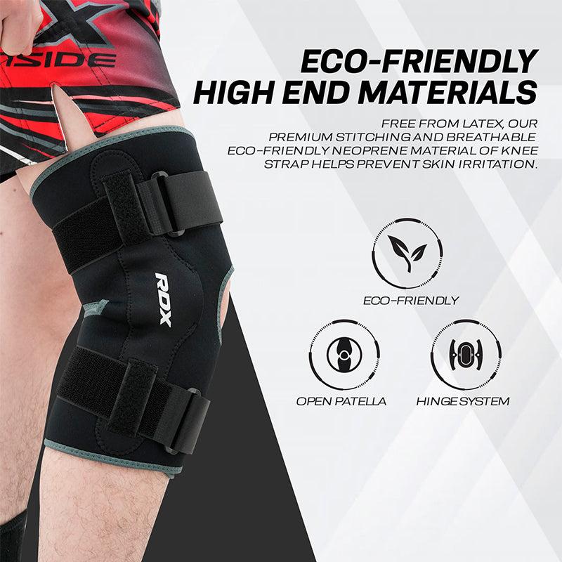 Rdx Sports RDX NE FDA Approved Open Patella Brace For Knee Support With Angle Bracket