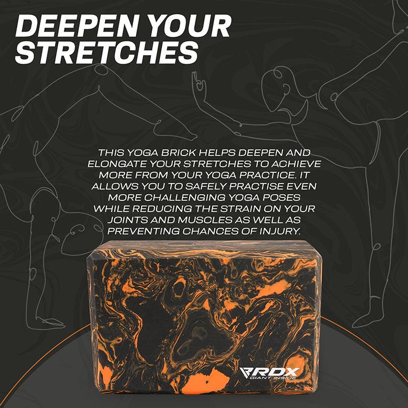 Rdx Sports RDX OB EVA Foam High Density Non-Slips Yoga Block