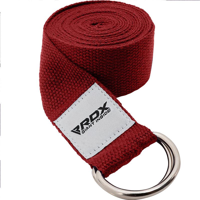 Rdx Sports RDX P8 Non-Slip Cotton Yoga Strap With Rust Proof Steel D-Ring Buckle