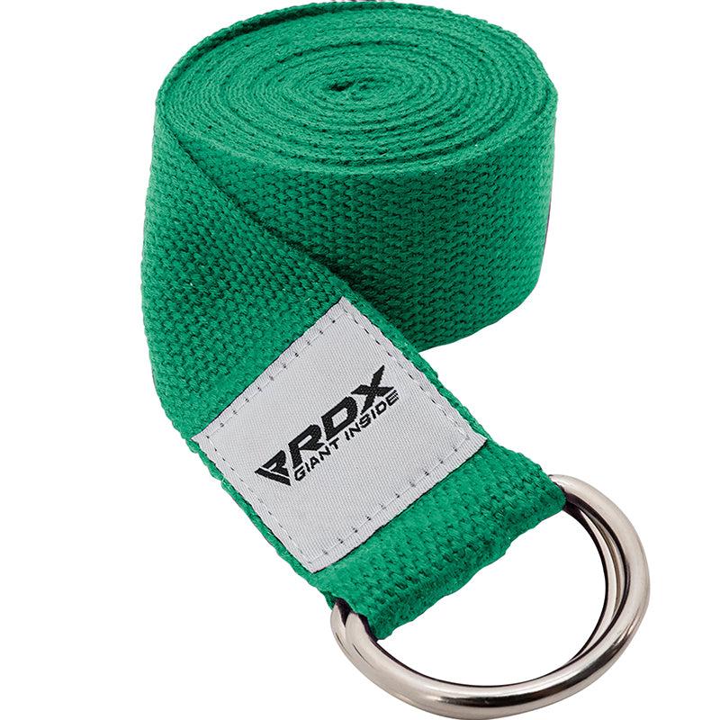 rdx sports RDX P8 Non-Slip Cotton Yoga Strap with Rust Proof Steel D-Ring Buckle