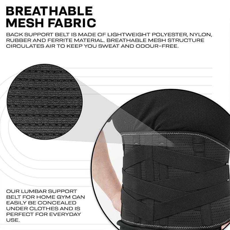 Rdx Sports RDX PB Adjustable Waist Support Belt Lumber Padded For Lower Back Pain