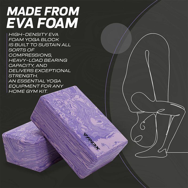 Rdx Sports RDX PG EVA Foam High Density Non-Slips Yoga Block