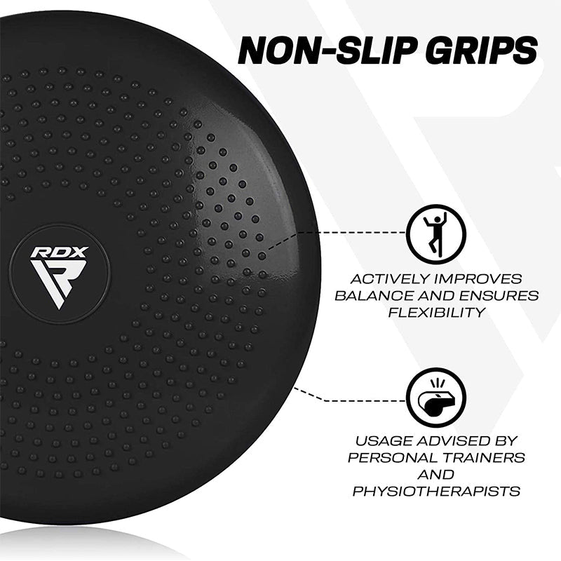 Rdx Sports RDX PM Stability Cushion Seat Wobble Balance Disc With Air Pump