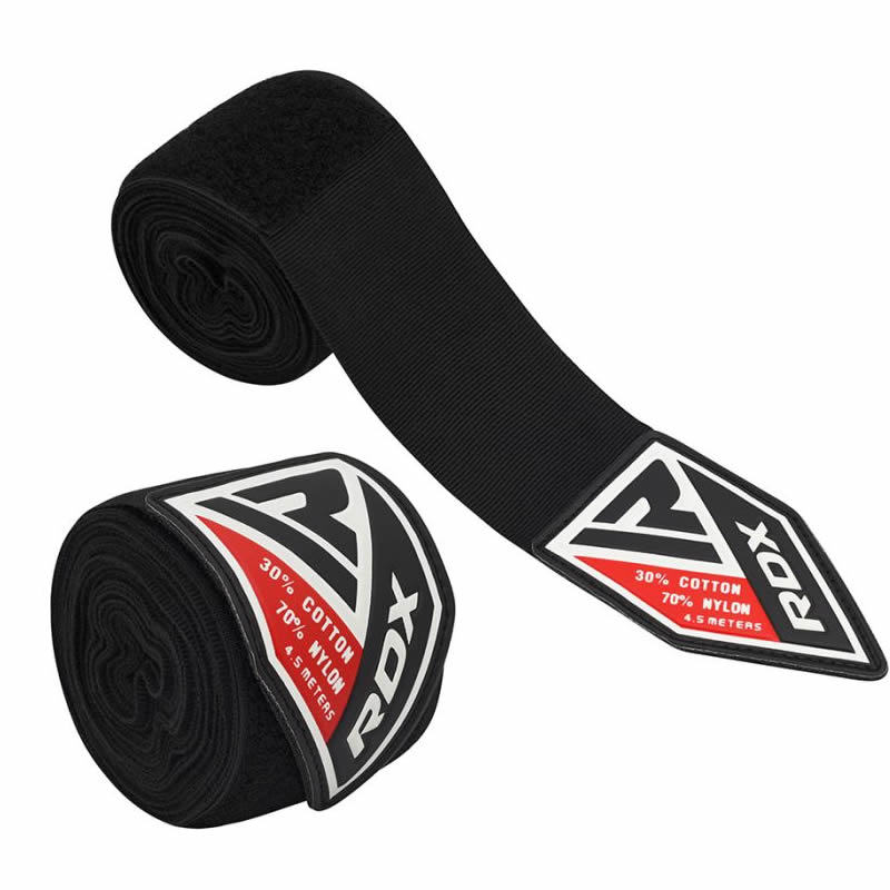 rdx sports RDX RB 4.5m Elasticated Hand Wraps Bandage for Boxing MMA; Muay Thai