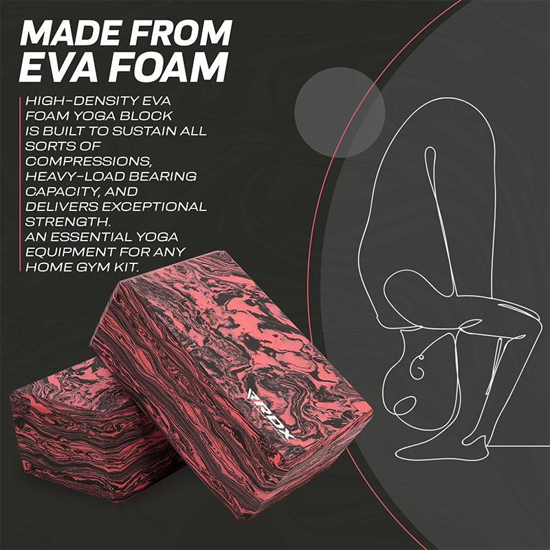 Rdx Sports RDX RB EVA Foam High Density Non-Slips Yoga Block