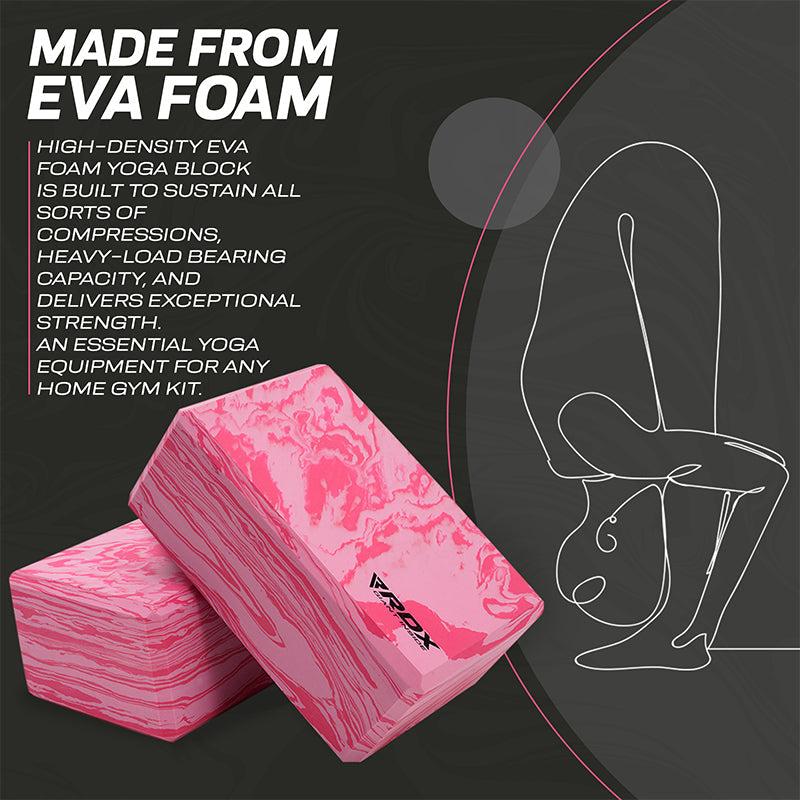Rdx Sports RDX RP EVA Foam High Density Non-Slips Yoga Block