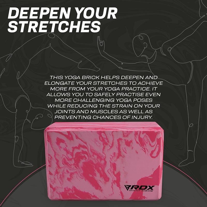Rdx Sports RDX RP EVA Foam High Density Non-Slips Yoga Block