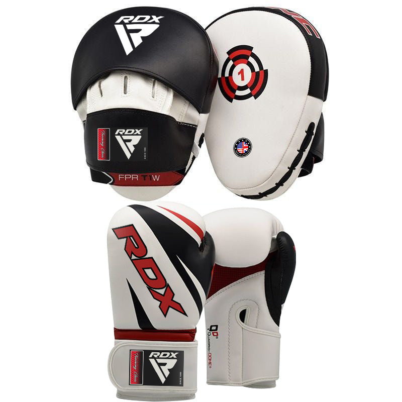 Rdx Sports RDX 1W Boxing Gloves & Pads Set