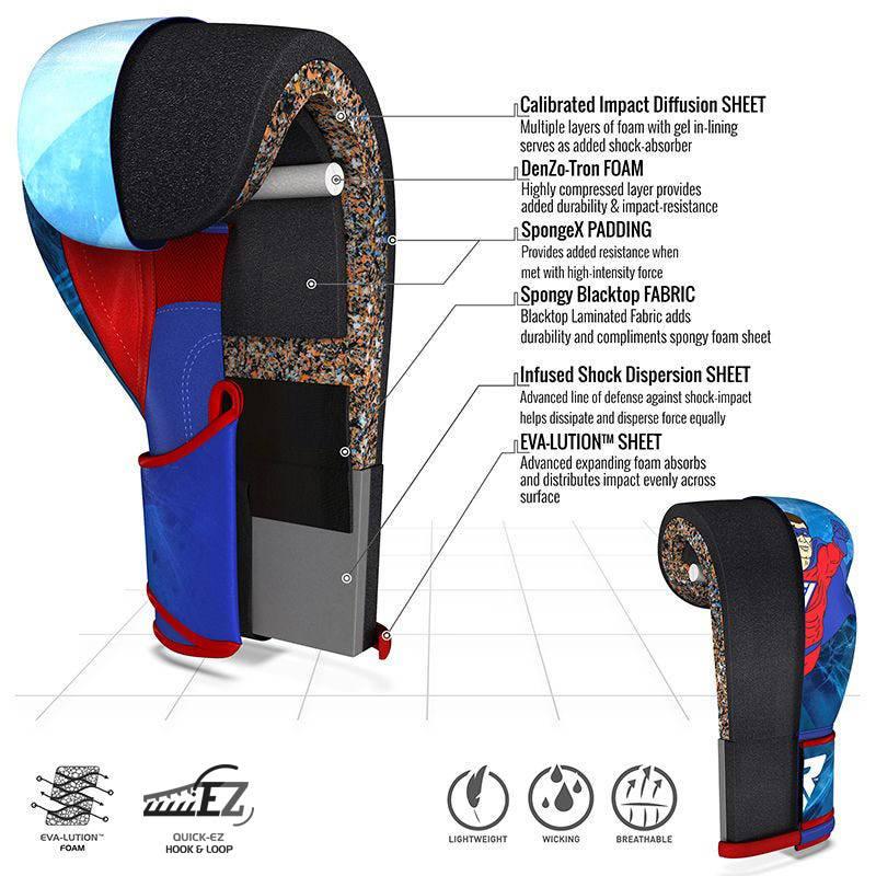 Rdx Sports RDX 9U 6oz Motif Kids Boxing Gloves