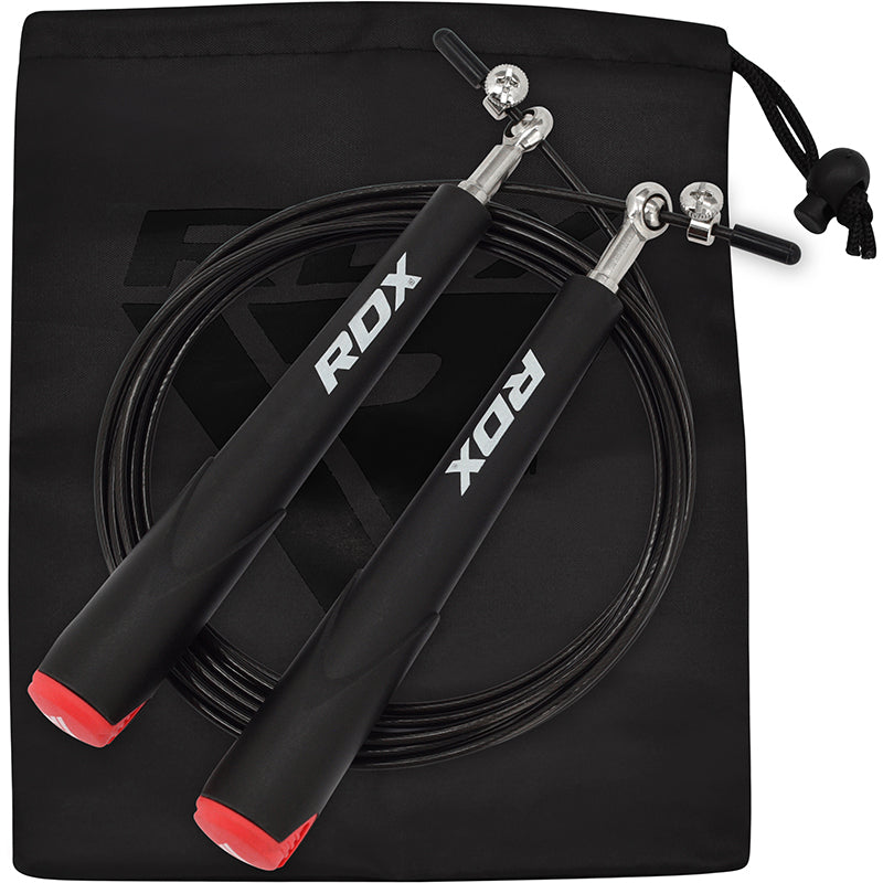 Rdx Sports RDX C6 Black Adjustable Skipping Rope
