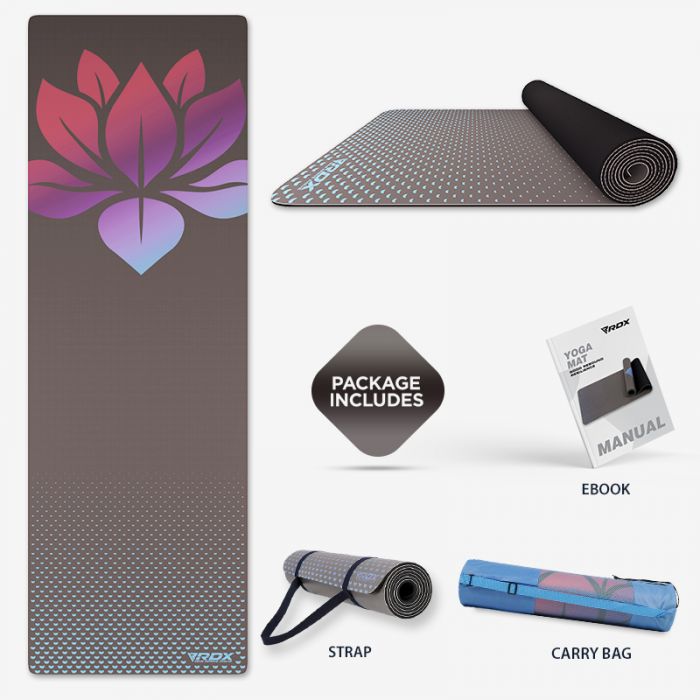 Rdx Sports RDX D1 6mm PU Rubber Yoga Mat