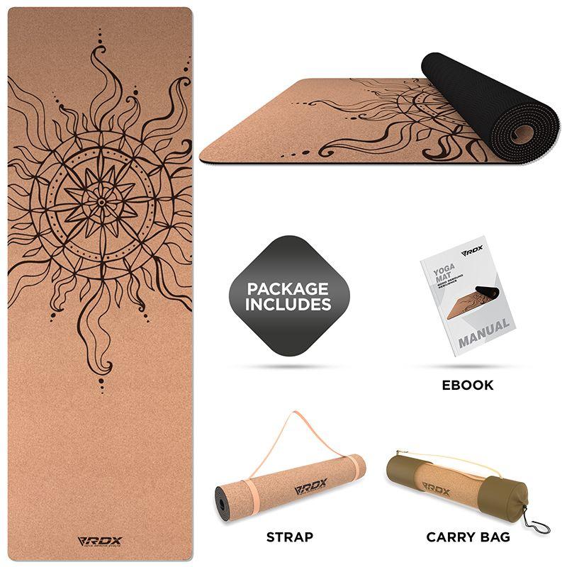 Rdx Sports RDX D2 6mm Cork Yoga Mat