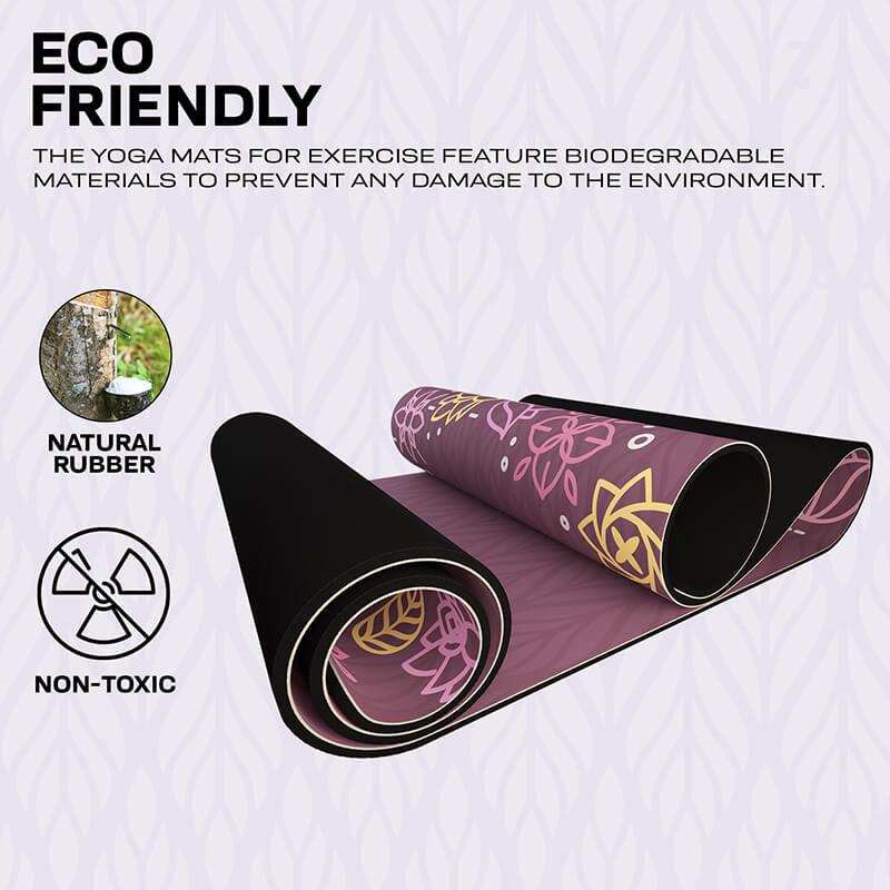 Rdx Sports RDX D2 6mm PU Rubber Yoga Mat