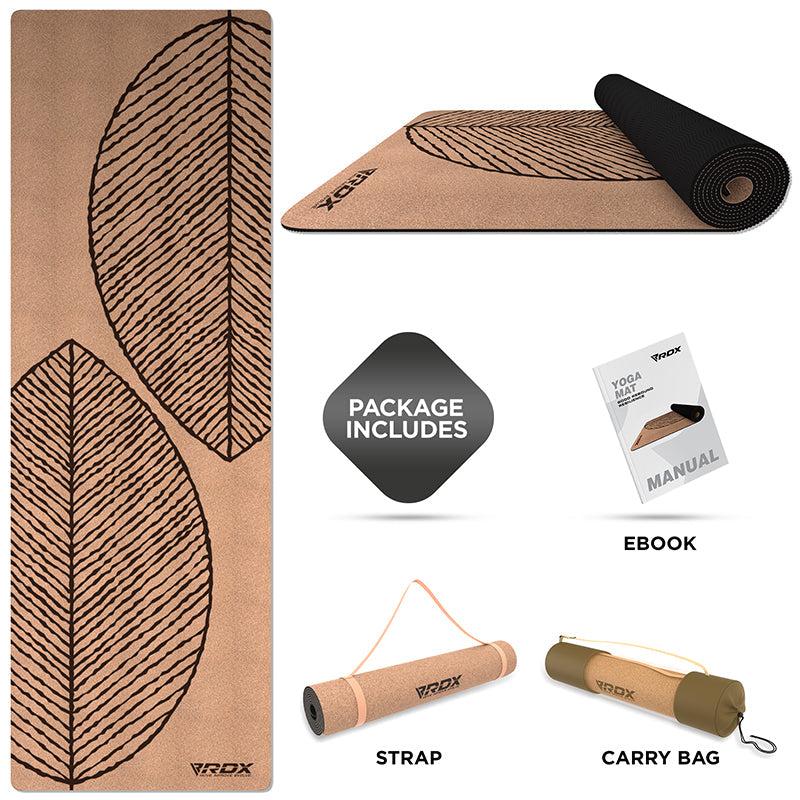 Rdx Sports RDX D3 6mm Cork Yoga Mat