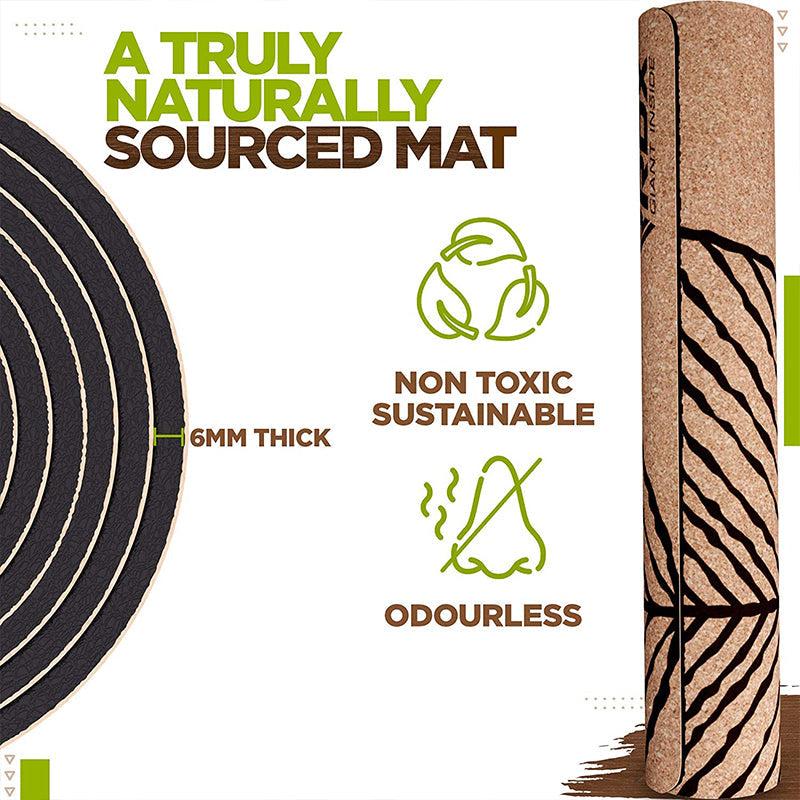 Rdx Sports RDX D3 6mm Cork Yoga Mat