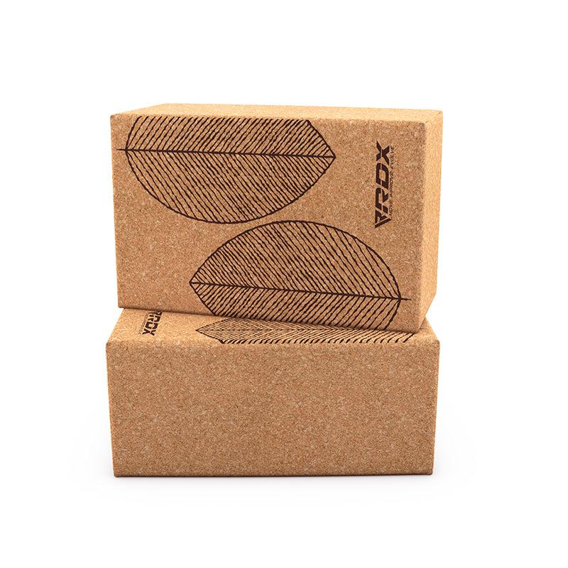rdx sports RDX D3 Cork Yoga Block Non-Slip Brick