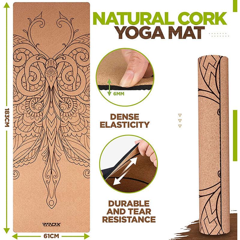 Rdx Sports RDX D5 6mm Cork Yoga Mat