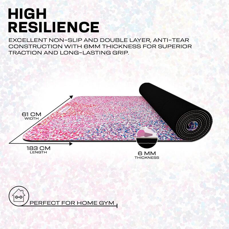 Rdx Sports RDX D5 6mm PU Rubber Yoga Mat