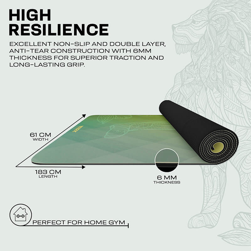 Rdx Sports RDX D7 6mm PU Rubber Yoga Mat