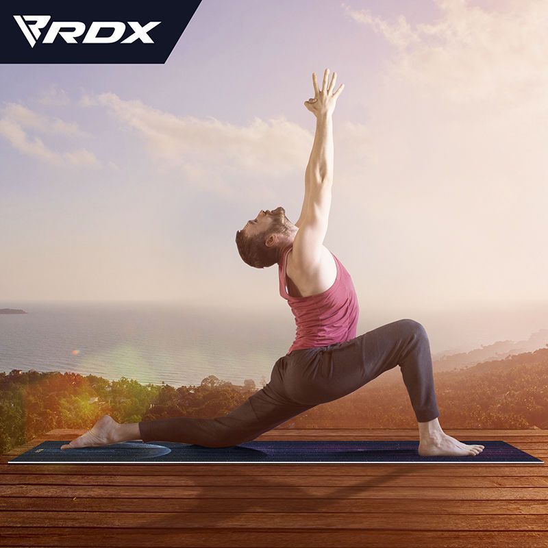 Rdx Sports RDX D7 Iris 6mm PVC Yoga Mat Blue Dot