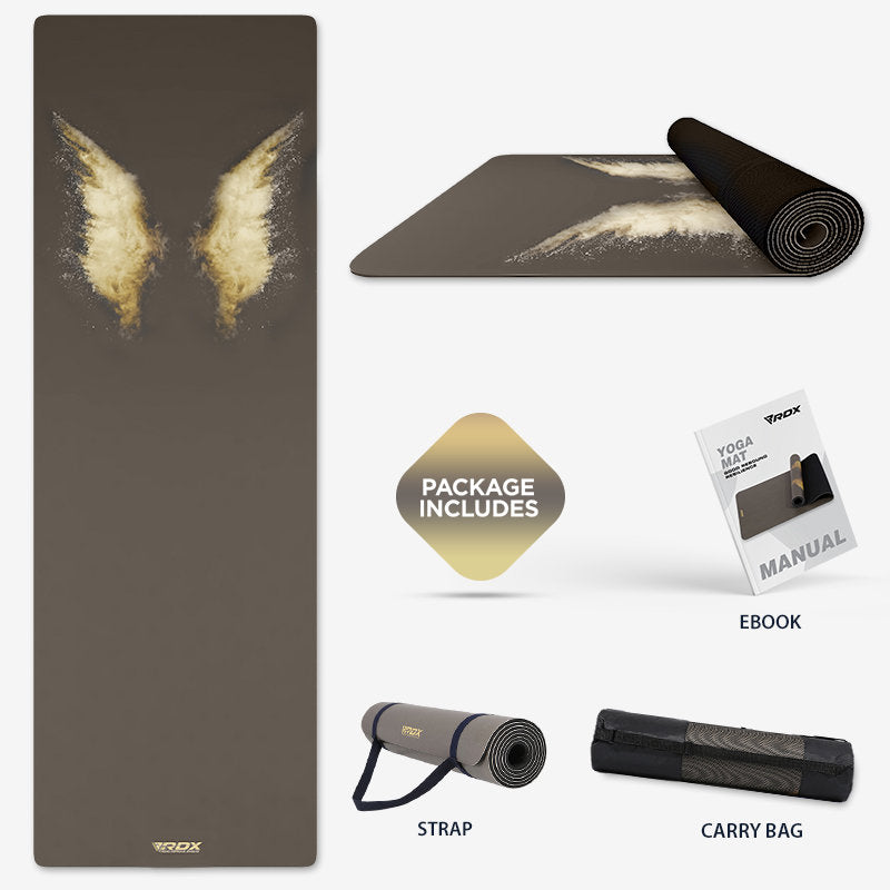 Rdx Sports RDX D8 6mm PU Rubber Yoga Mat