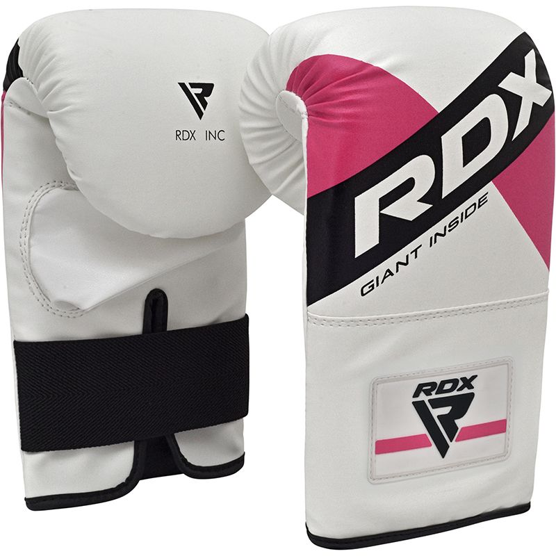 Rdx Sports RDX F10 Boxing Bag Gloves White/Pink