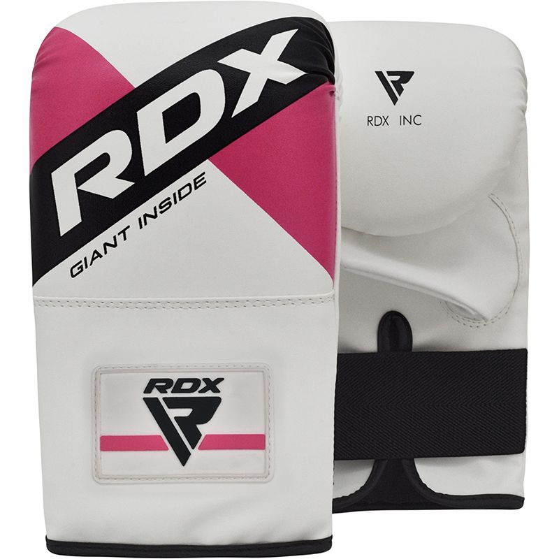 rdx sports RDX F10 Boxing Bag Gloves White/Pink
