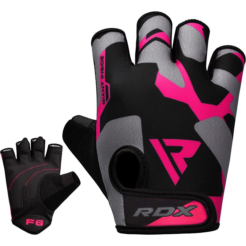 Rdx Sports RDX F6 Pink Weightlifting Gym Gloves