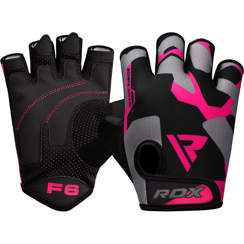 rdx sports RDX F6 Pink Weightlifting Gym Gloves
