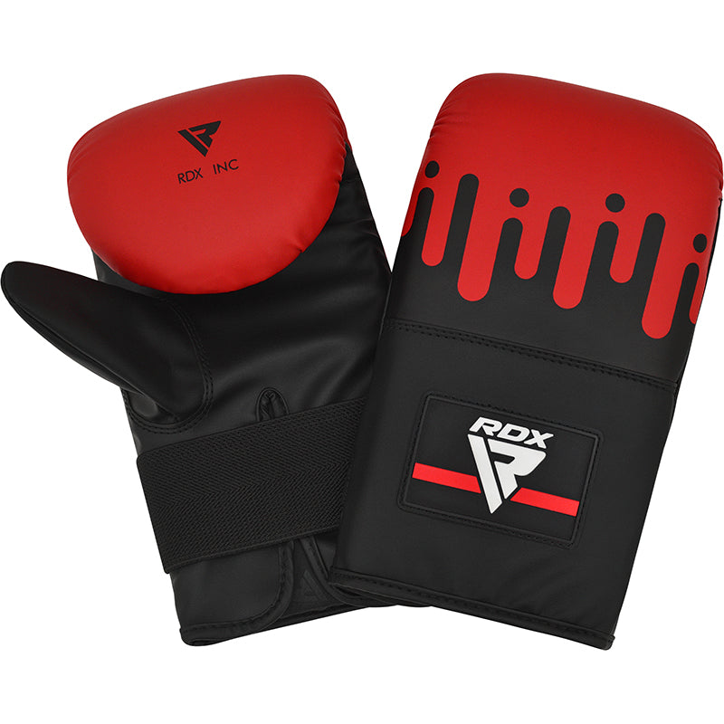 Rdx Sports RDX F9 Bag Mitts Red & Black