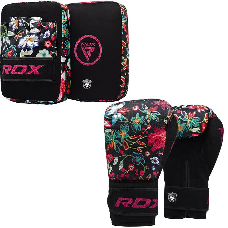 rdx sports RDX FL3 Boxing Gloves with Focus Pads