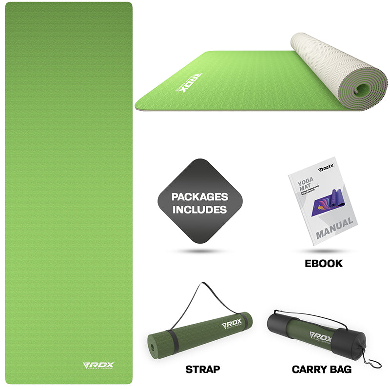 Rdx Sports RDX GN 6mm TPE Yoga Mat