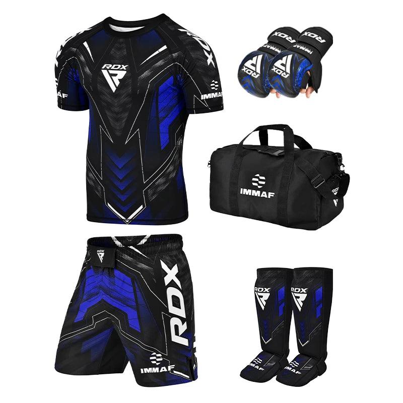 rdx sports RDX IMMAF MMA Gear Set (Blue Range)