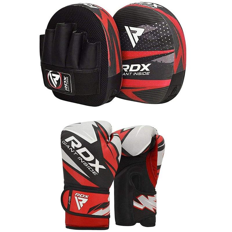 rdx sports RDX J11 6oz Boxing Gloves & Focus Pad Set