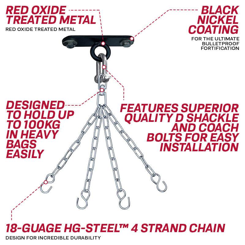 Rdx Sports RDX PC 4 Hook Chain & Swivel