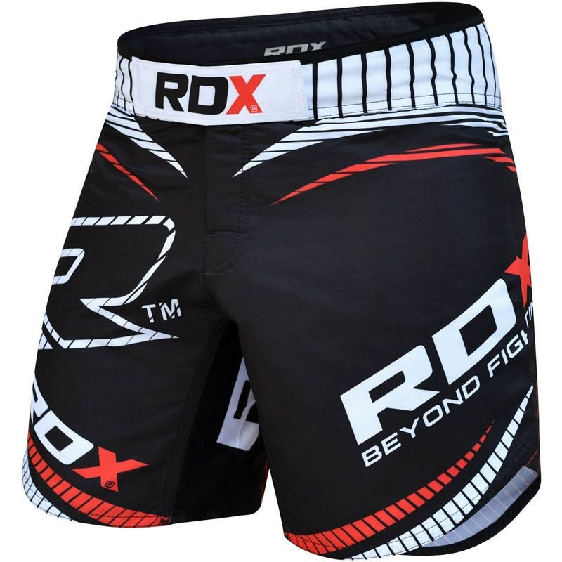 rdx sports RDX R1 MMA Shorts Black/Red