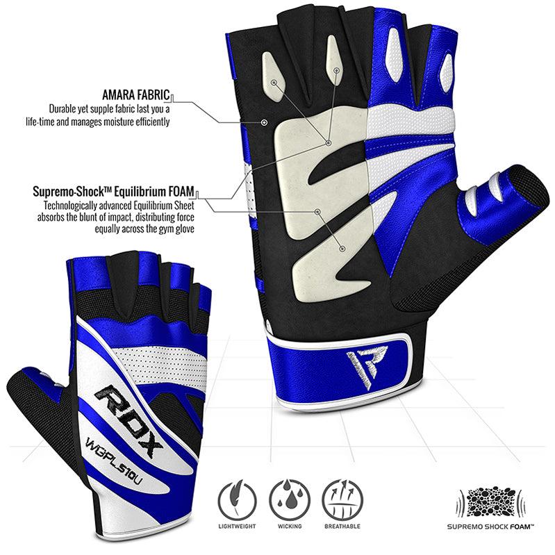 Rdx Sports RDX S10 Concept Leather Gym Gloves