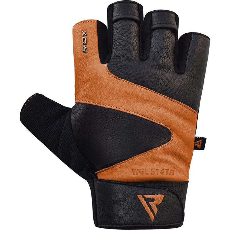 Rdx Sports RDX S14 Leather Gym Gloves
