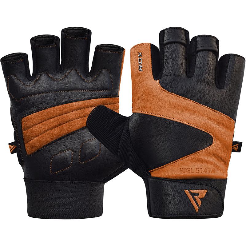 rdx sports RDX S14 Leather Gym Gloves