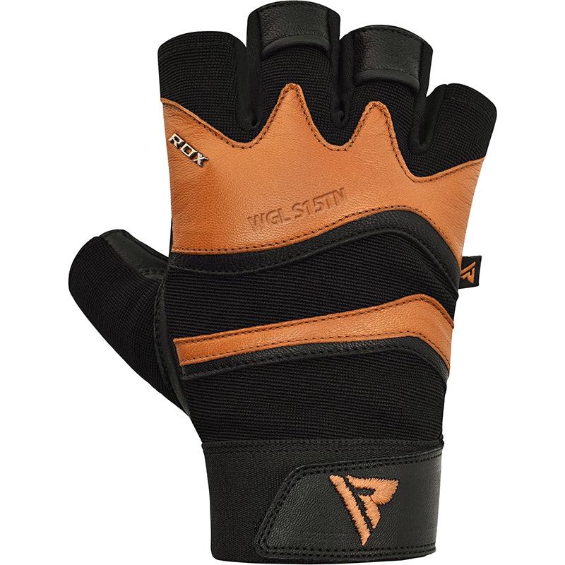 Rdx Sports RDX S15 Leather Gym Fitness Gloves