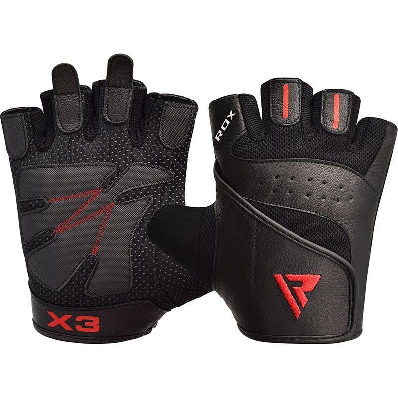rdx sports RDX S2 Leather Fitness Training Gloves