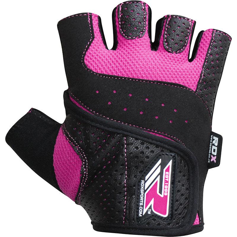 Rdx Sports RDX S5 Pink Fingerless Gym Gloves