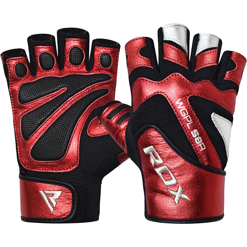 rdx sports RDX S8 Bold Leather Gym Gloves