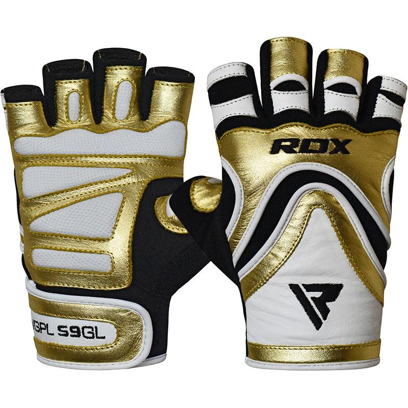 rdx sports RDX S9 Glaze Leather Gym Gloves