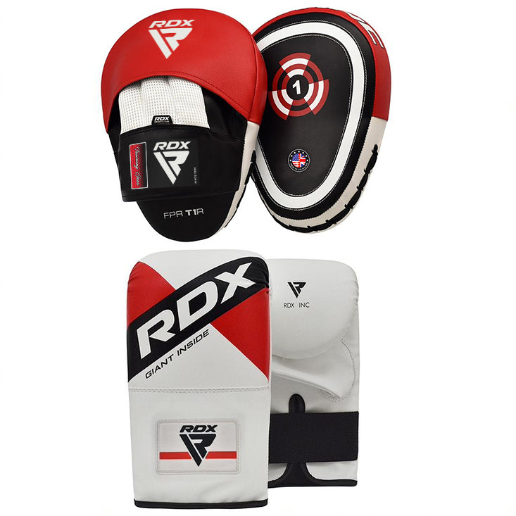rdx sports RDX T1 Bag Gloves with Boxing Pads